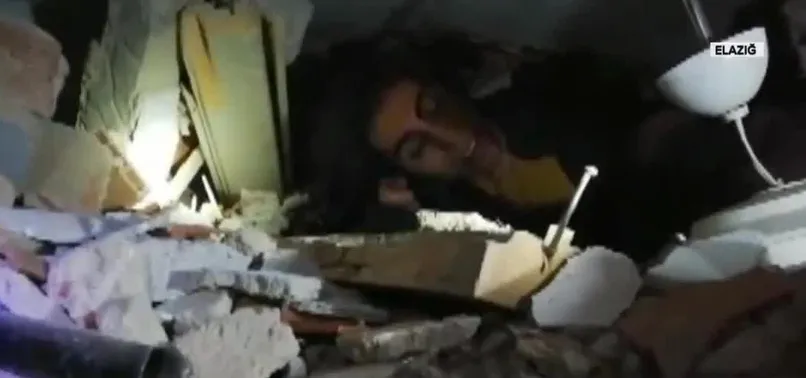 2,5 yaşındaki Yüsra'nın annesi Ayşe Yıldız da enkazdan kurtarıldı