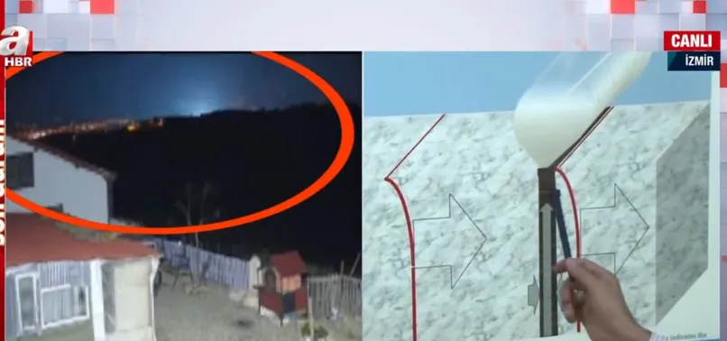 Işık hüzmesi ve ürkütücü sesin nedeni ne? Depremden önce de görülebilir mi? Uzman isim A Haber'de yanıtladı