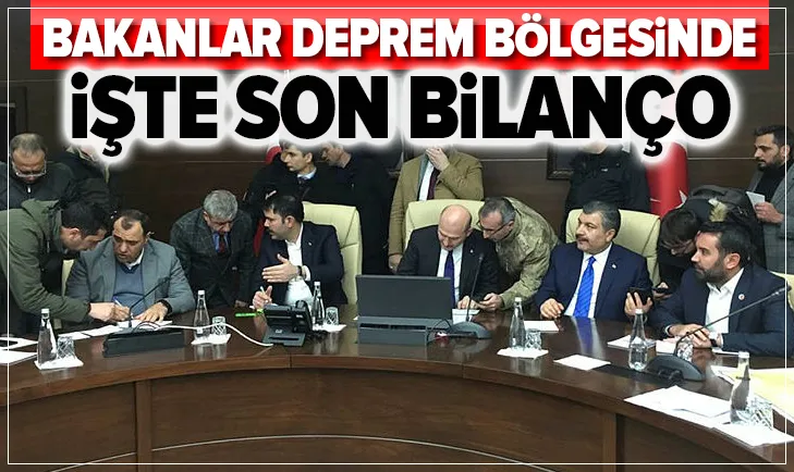 İçişleri Bakanı Süleyman Soyludan Elazığ depremiyle ilgili flaş açıklamalar