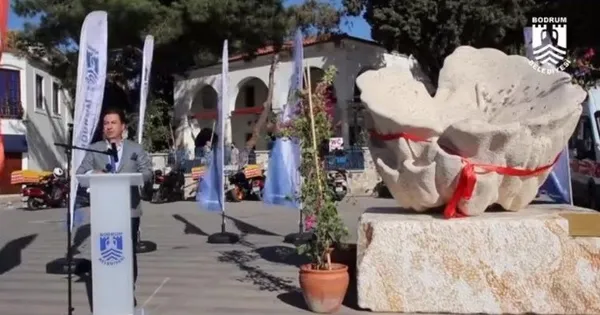 CHP’li Bodrum Belediyesi yine yaptı yapacağını! Ahmet Aras: Bu heykel için 2 yıl uğraştık