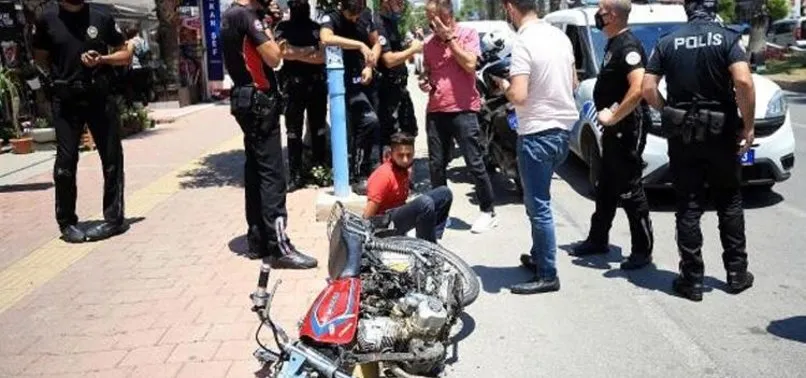 Antalya’da 13 yaşındaki çocuk kaza yapınca yakalandı, 170 suç kaydı çıktı