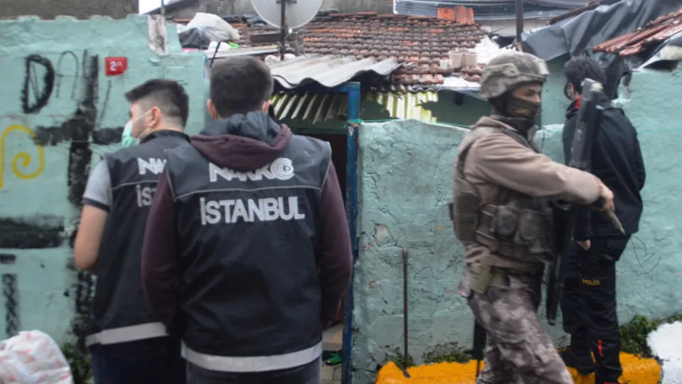 İstanbul'da 30 adrese operasyon! Narkotik köpeği Ceviz işbaşında