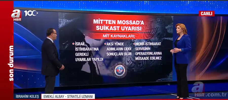 MOSSAD’ın olası operasyonunda Türkiye’nin karşı hamlesi ne olur? Emekli Albay ve Strateji Uzmanı İbrahim Keleş A Haber'de anlattı 6