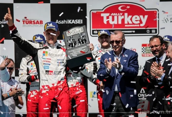 Başkan Erdoğan, Dünya Ralli Şampiyonası’nda ödülleri verdi