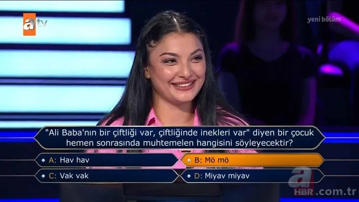 Milyoner'e damga vuran yarışmacı: Bu soruda elenmek marifet ister! ''Onur öğrencisi olarak mezun oldum'' dedi ama...