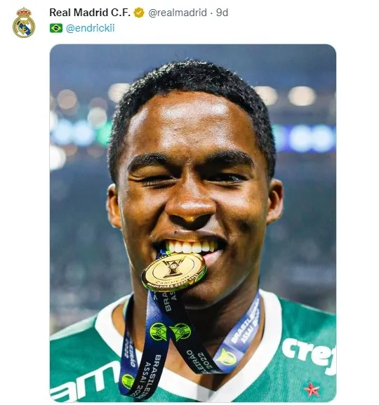 SON DAKİKA HABERLERİ | Real Madrid Brezilyalı forvet Endrick’i renklerine kattı | İşte ödenecek rakam