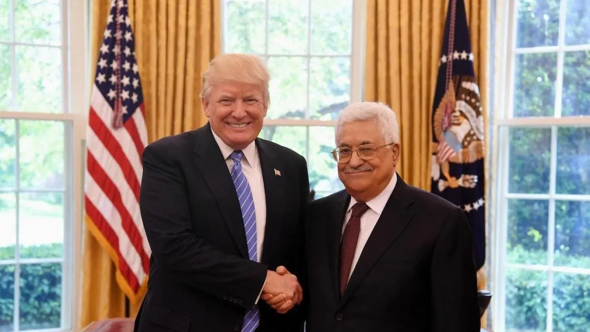 Trump'tan Filistin Devlet Başkanı Abbas'a net mesaj! "Savaşı durdurmak için çalışacağım"