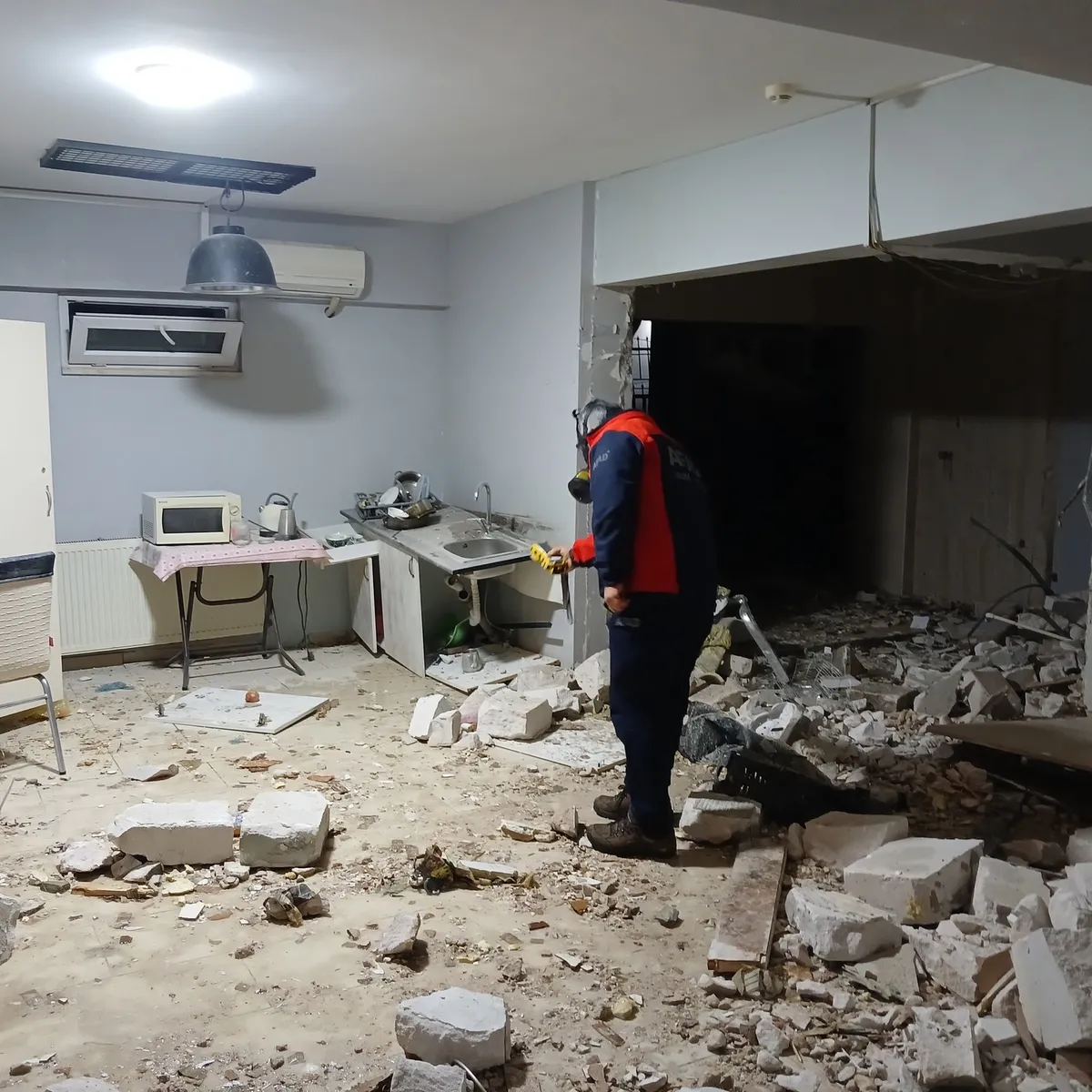 Kız yurdunda patlama! Dehşet anları yaşandı