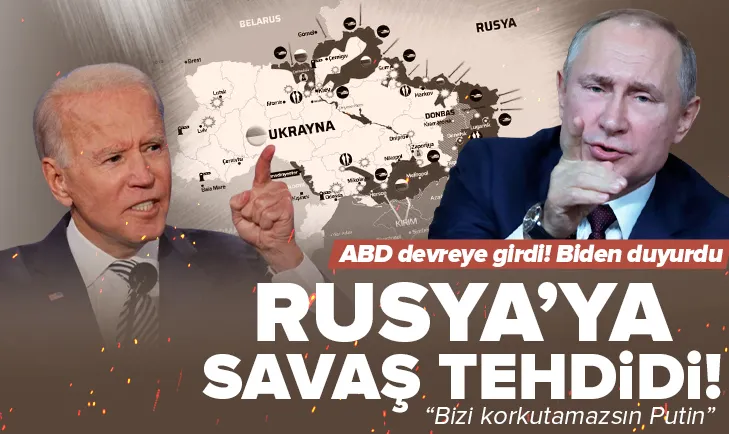 Joe Biden Putin’i savaşla tehdit etti