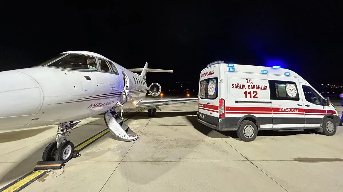 Çanakkale’de minik hasta için zamana karşı mücadele