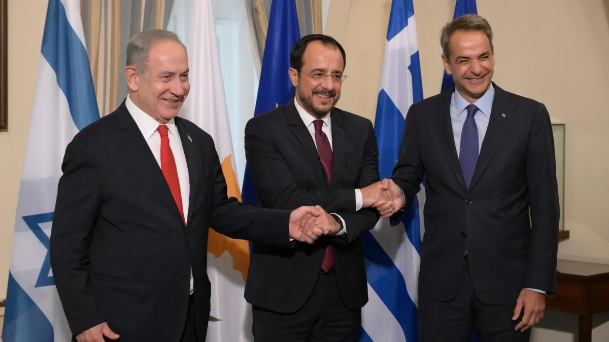 İşgal altındaki Kudüs’te şer ittifakı: İsrail–Yunanistan–Güney Kıbrıs bir araya geldi