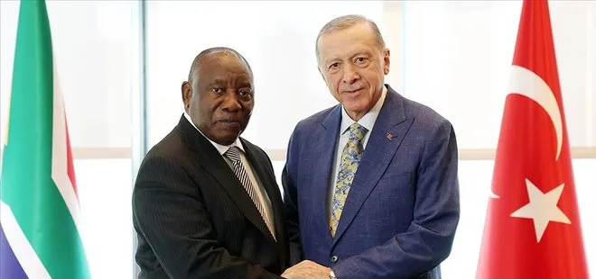 Başkan Erdoğan’dan Filistin diplomasisi! Güney Afrika Cumhurbaşkanı Ramaphosa ile görüştü