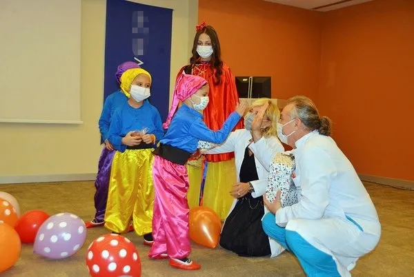 Lösemiyi yendiği hastaneye pamuk prenses olarak döndü - 3