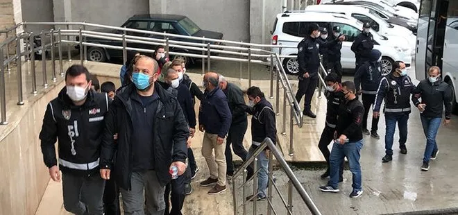 Zonguldak’taki FETÖ operasyonunda 14 kişi adliyede