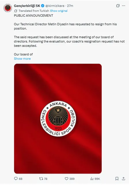 metin-diyadinin-istifasina-genclerbirligi-yonetiminden-veto-1791229598712.png Gençlerbirliği'nde Metin Diyadin istifasını yönetime sundu: Yönetim kurulundan yola devam kararı - 1