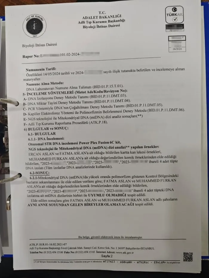 annelik-icgudusu-hakli-cikti-17-yil-sonra-aci-gercekle-yuzlesti-1756047309991.jpeg Aslan ailesi, yapılan incelemeler sonucunda teslim edilen cenazenin kendilerine ait olmadığını öğrendi (İHA)