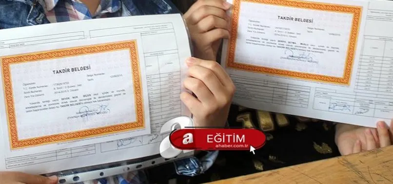 Takdir almak için ortalama kaç olmalı? Takdir ve teşekkür belgesi kaç puanla alınır? 2022 puan hesaplama işlemleri...