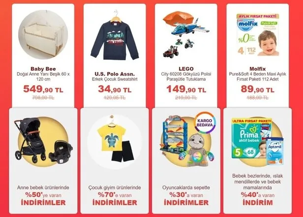 Hepsiburada 14,15,16 Eylül Dev İndirim günleri başladı! Binlerce üründe indirim kapış kapış gidiyor...