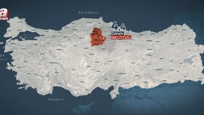 Çorum'da korkutan deprem! AFAD ilk detayları duyurdu | Amasya, Tokat, Yozgat, Samsun gibi illerde de hissedildi