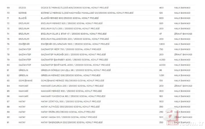 TOKİ 250.000 sosyal konut projesine kimler nasıl başvurabilecek? TOKİ e-Devlet üzerinden başvuru yöntemi ne? Hangi iller listede? 20