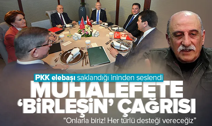 Teröristbaşı Kalkan’dan muhalefete çağrı