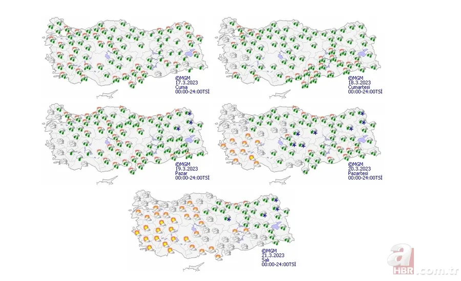 Hafta sonu plan yapanlar dikkat! Kar, yağmur derken... Tam 3 gün sürecek! Sıcaklıklar 0 dereceye kadar... 2