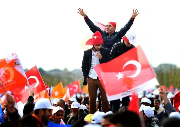 AK Parti Büyük İstanbul Mitingi’nden kareler