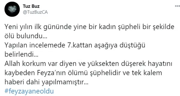 7. kattan düşen Feyzanur hayatını kaybetti! Feyzanur öldürüldü mü? Türkiye'yi şoke eden paylaşım - 5