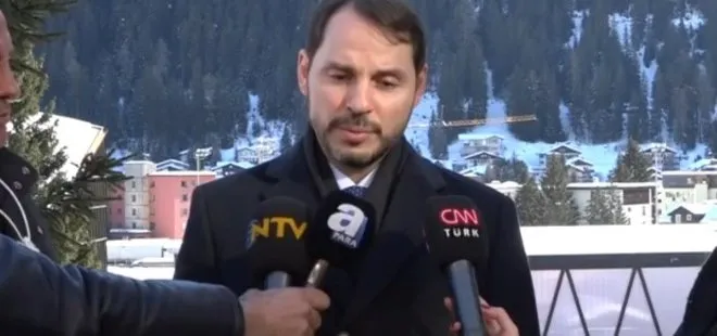 Son dakika: Hazine ve Maliye Bakanı Berat Albayrak’tan Davos’ta flaş açıklamalar