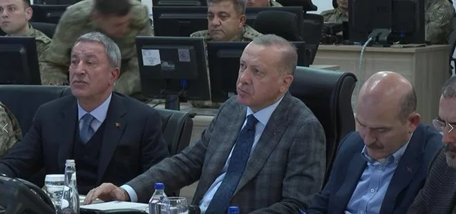 Başkan Erdoğan Barış Pınarı Harekat bölgesindeki komutandan bilgi aldı