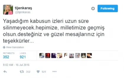 Darbe girişimiyle herkesin konuştuğu TRT Spikeri: Tijen Karaş