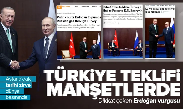 Tarihi zirve dünya basınında!