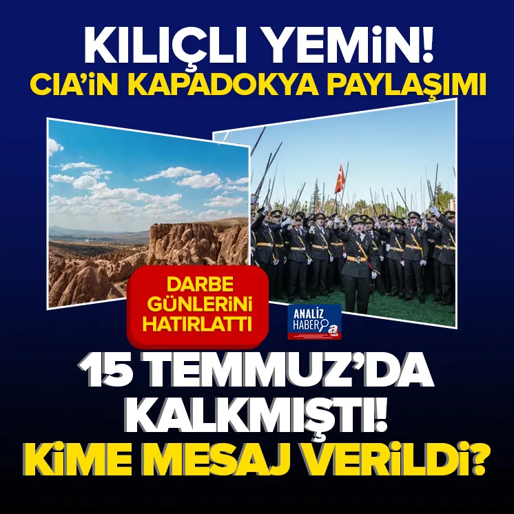 Kılıçlı yemin darbe günlerini hatırlattı!