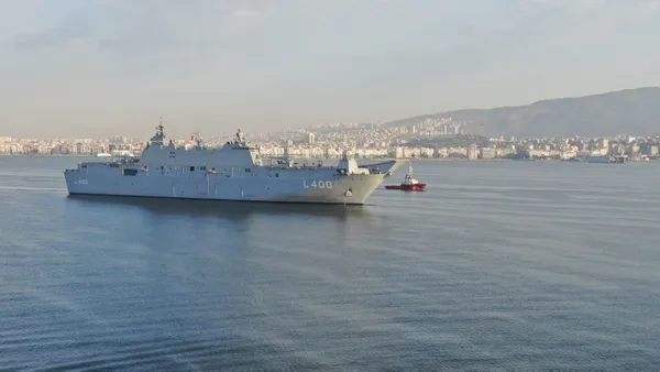 TCG Anadolu İzmir’e demir attı!