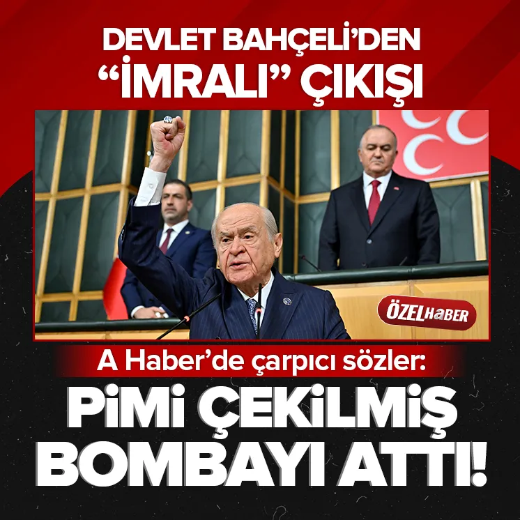 Bahçeli pimi çekilmiş bombayı attı!