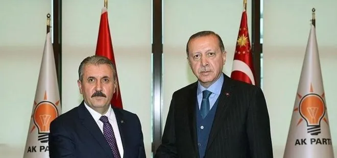 Son dakika: Başkan Erdoğan ile BBP Başkanı Destici bir araya geldi