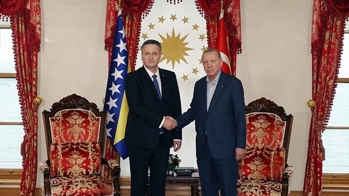 Dolmabahçe'de kritik zirve! Başkan Erdoğan Becirovic'i kabul etti