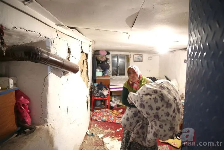 Bingöl’deki depremde bazı evler hasar gördü!