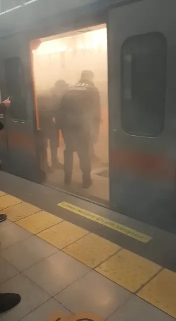 Kirazlı-Yenikapı metro hattında kırmızı alarm! Dumanlar yükseldi! Panik anları