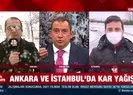 Ankara ve İstanbul’da kar yağışı