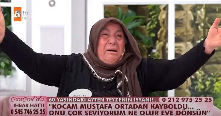 60 yaşındaki Ayten Korkmaz evden kaçan genç eşine yalvardı! “Uğruna Mecnun oldum…”