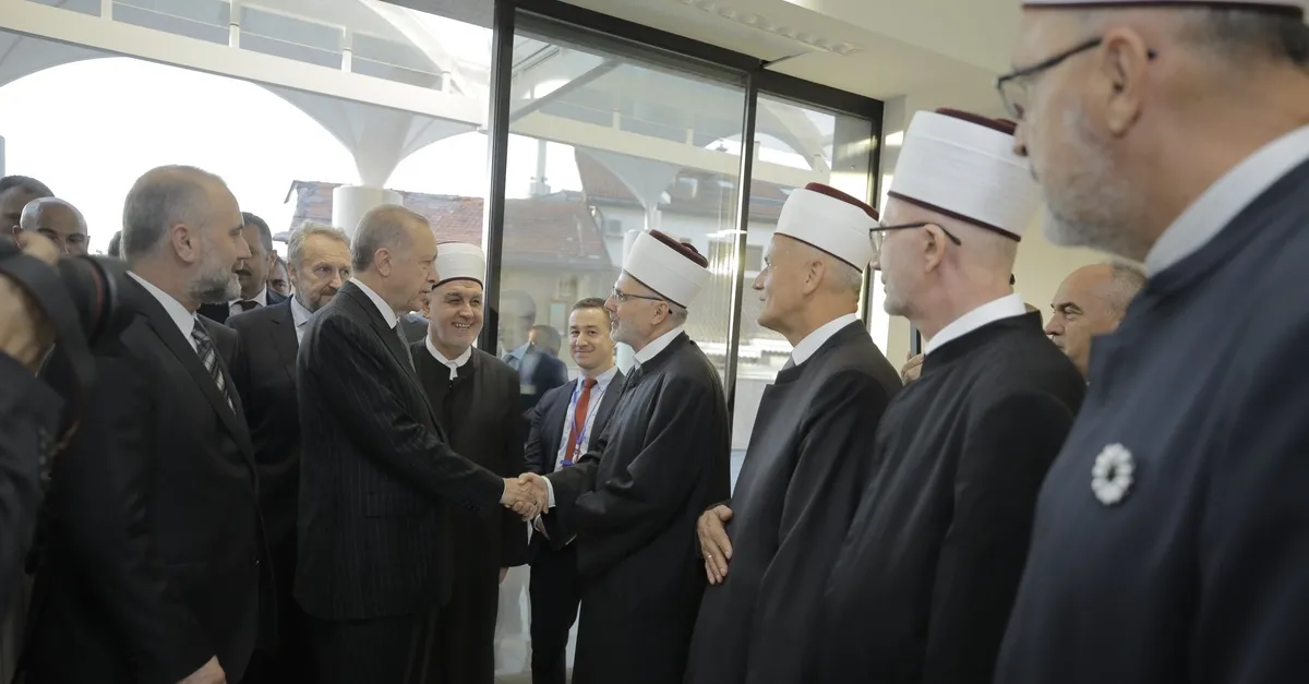 Başkan Recep Tayyip Erdoğan, Boşnak Ulema tarafından tekbirlerle karşılandı