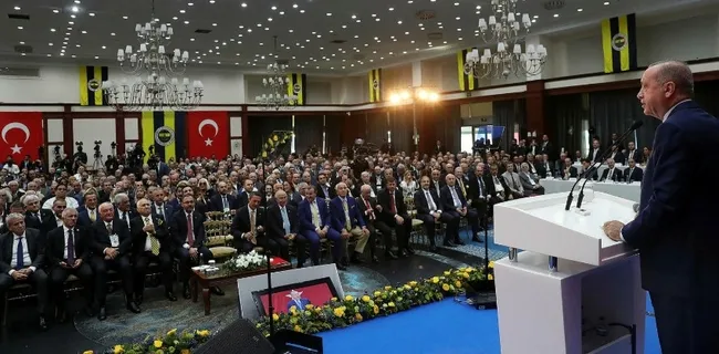 Başkan Erdoğan'dan Fenerbahçe Yüksek Divan Kurulu Toplantısı'nda önemli açıklamalar - 3
