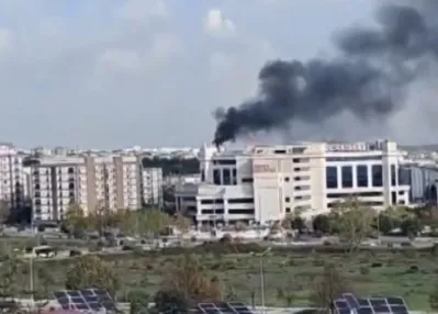 Pendik’te özel hastanede yangın