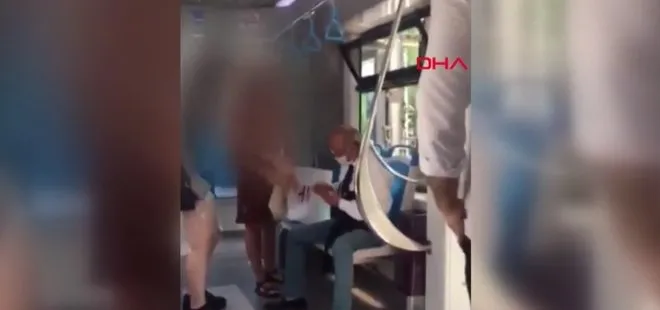 İzmir’de tramvayda emekli hakime fotoğraflı taciz suçlaması