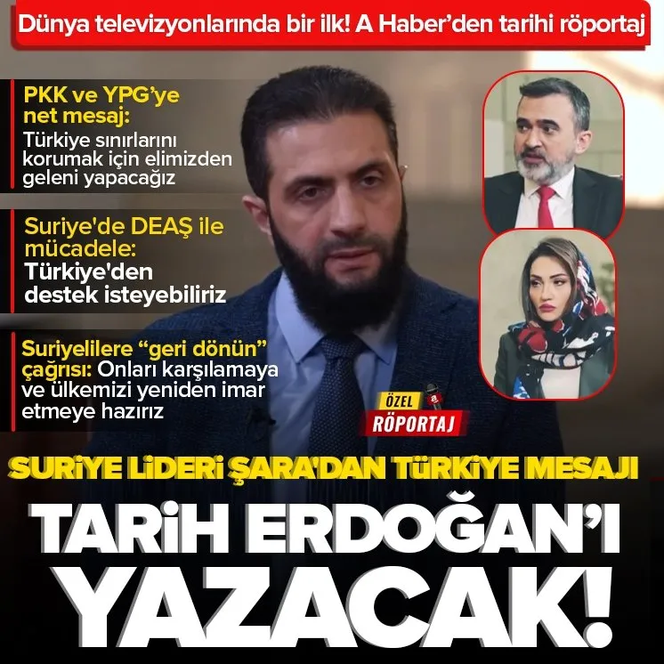 A Haber’den tarihi röportaj