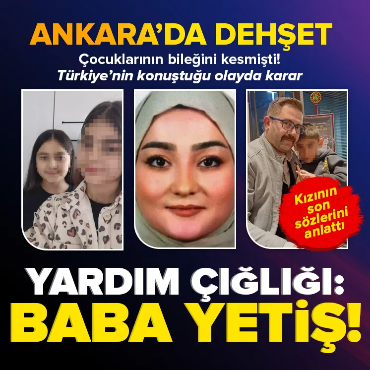 Çocuklarının bileğini kesen anne için karar!