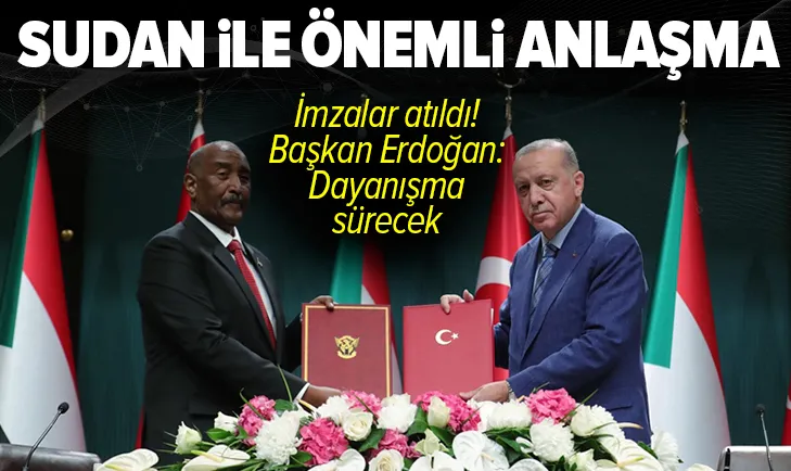 Başkan Erdoğan duyurdu! Sudan ile önemli anlaşma...