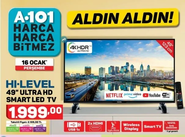A101'den dev fırsatlar! A101 aktüel ürünler kataloğu 16 Ocak indirimler geliyor! A101 indirimli ürünler neler?