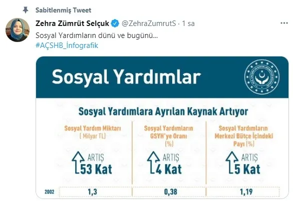 Geçen yıl 69,3 milyar lira sosyal yardım yapıldı | Aile Çalışma ve Sosyal Hizmetler Bakanlığı ilk sırada... - 1
